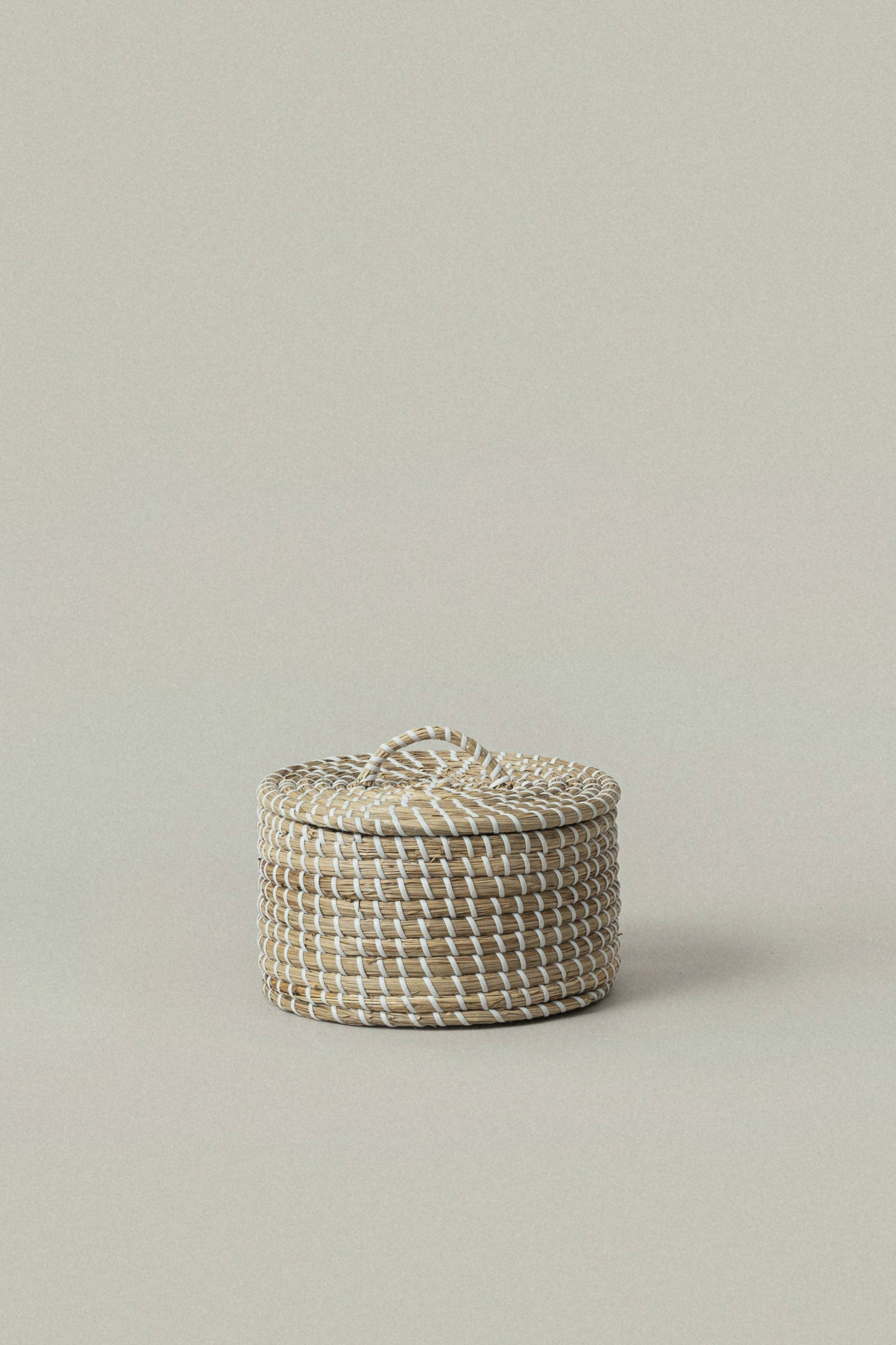 Set of 2 Medina Seagrass Woven Canister