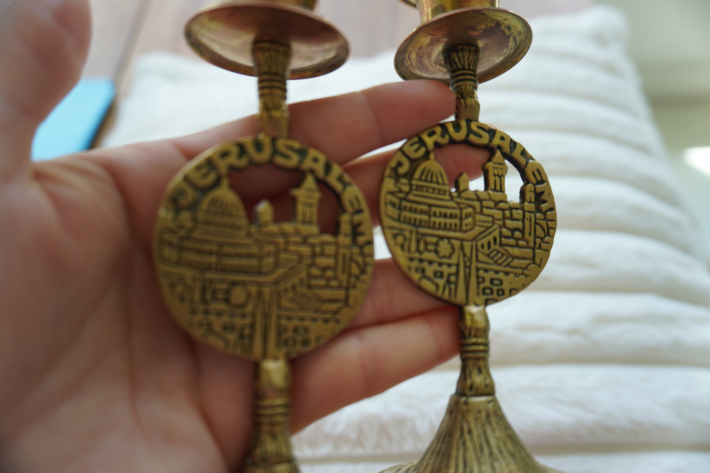 Jerusalem Candle holder set