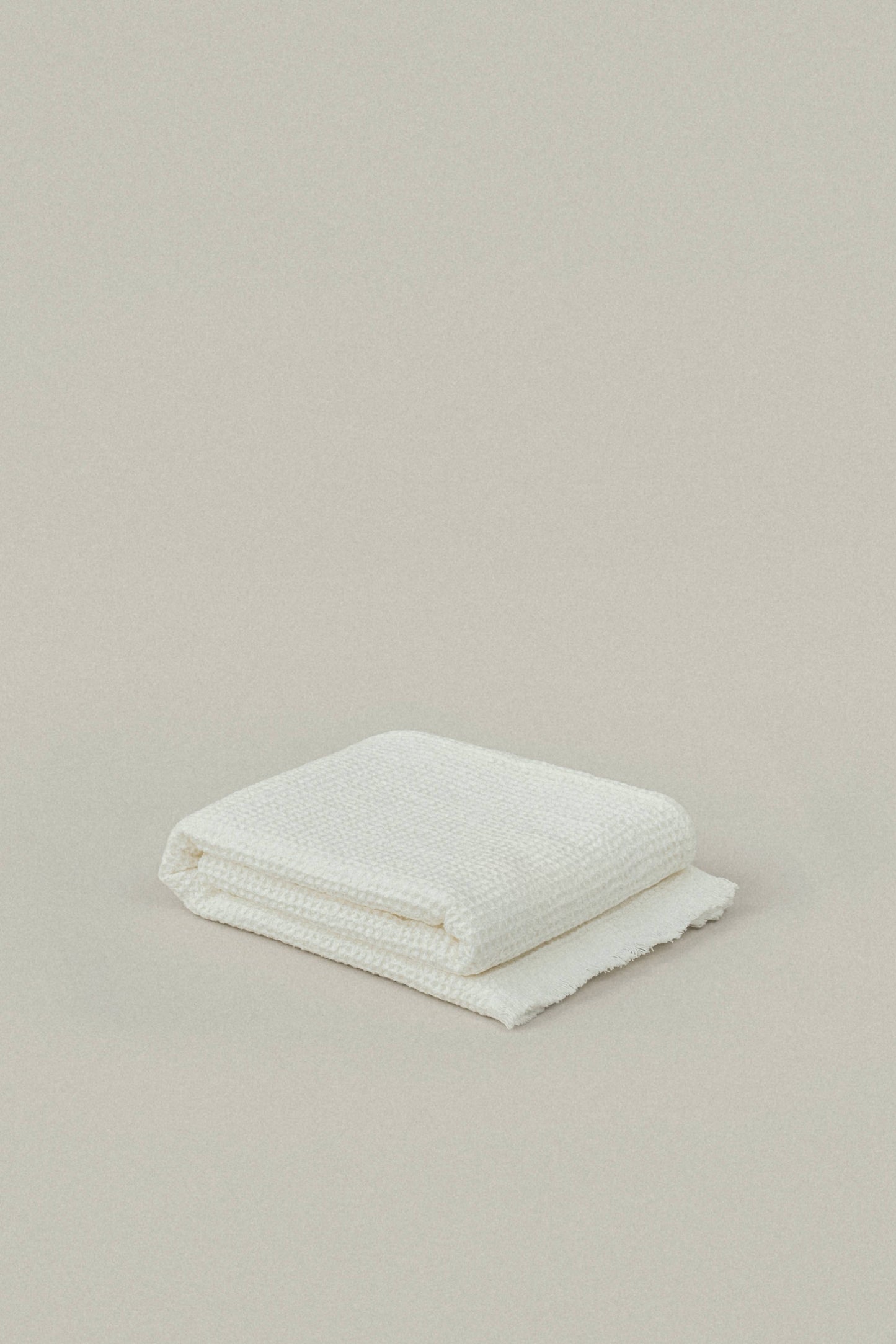 Soft White Everyday Waffle Towels