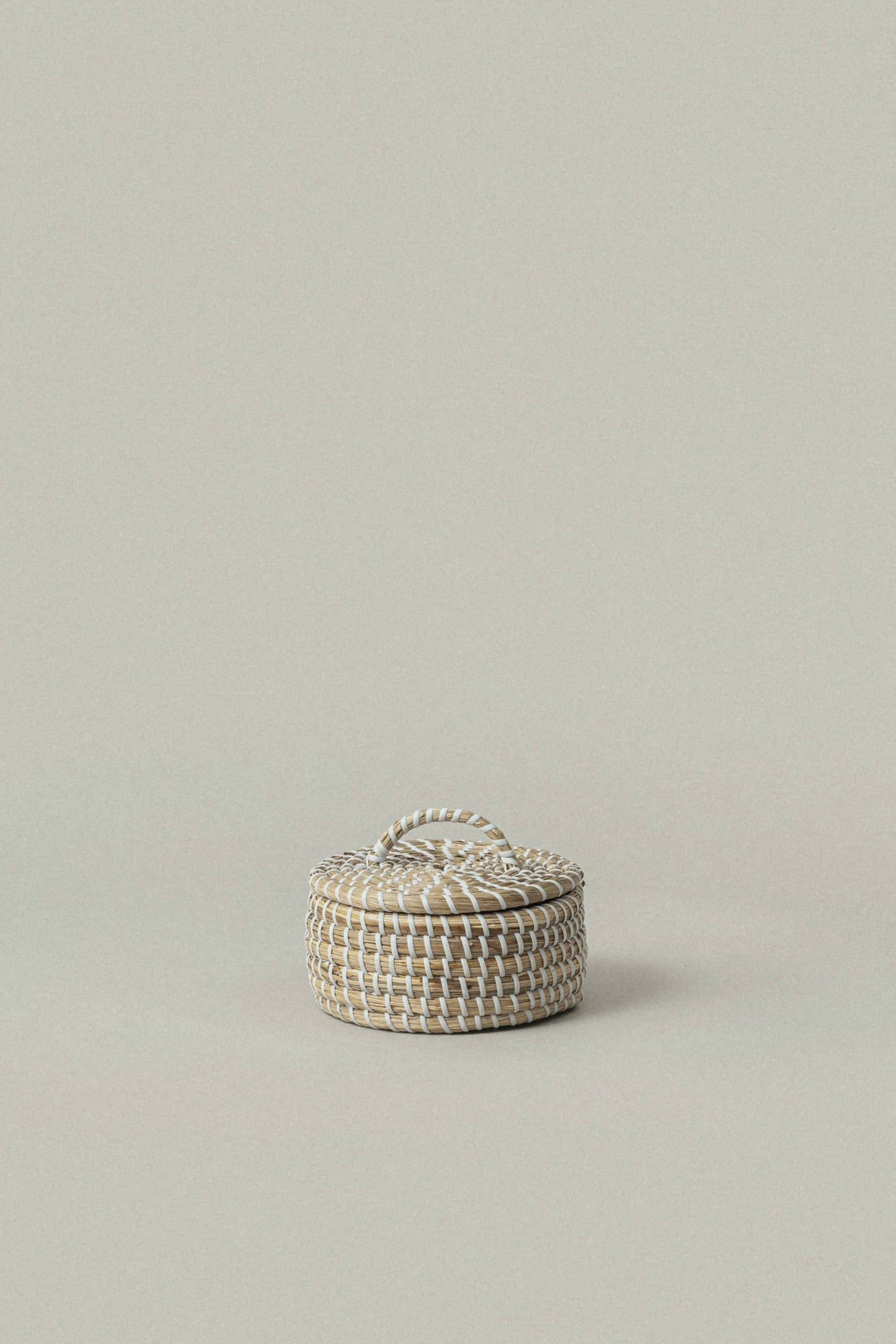 Set of 2 Medina Seagrass Woven Canister