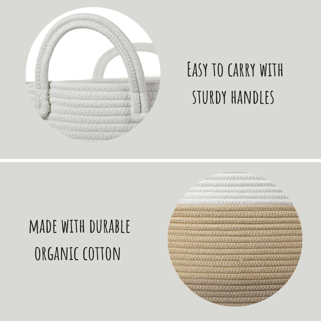 Austin Organic Cotton Rope Storage Basket