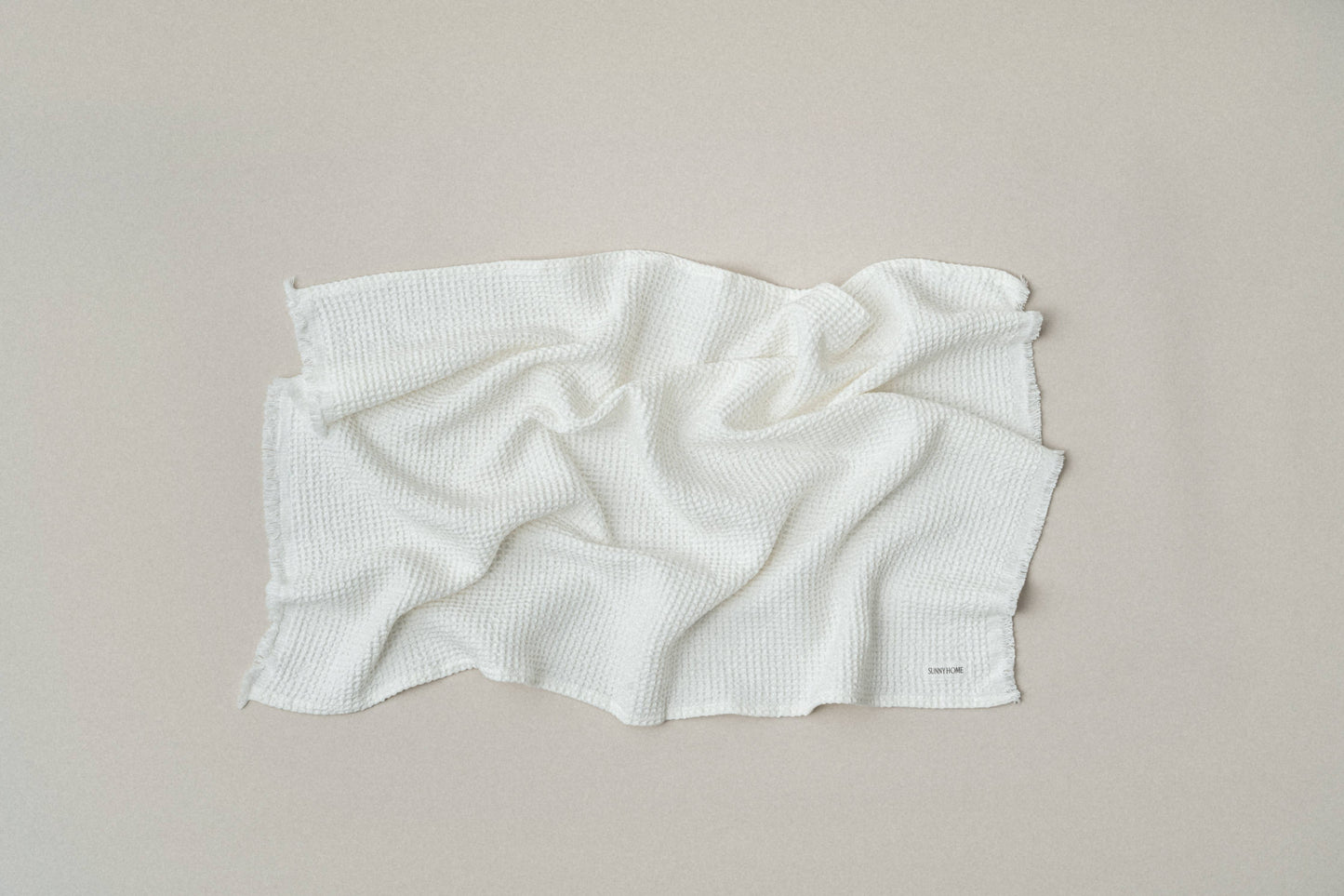 Soft White Everyday Waffle Towels