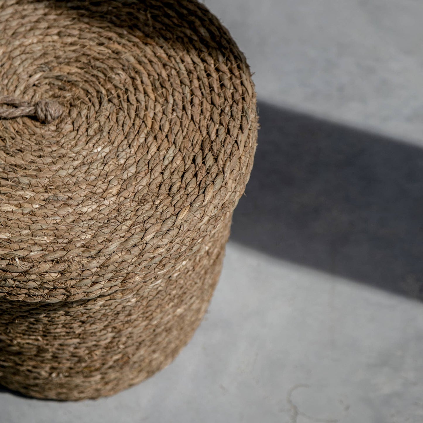 Seagrass Basket with lid