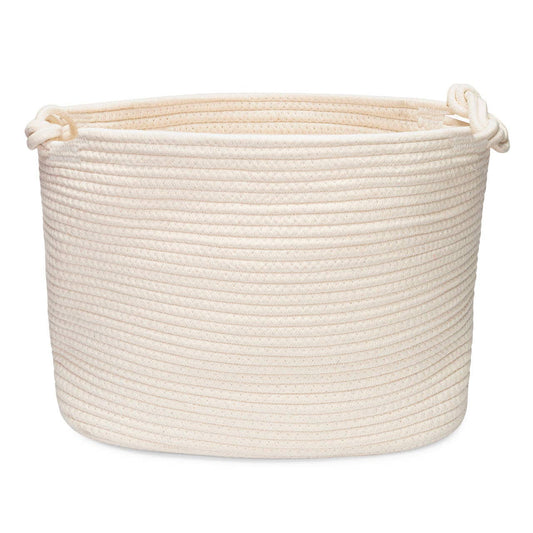 Rope Cube Storage Basket - White