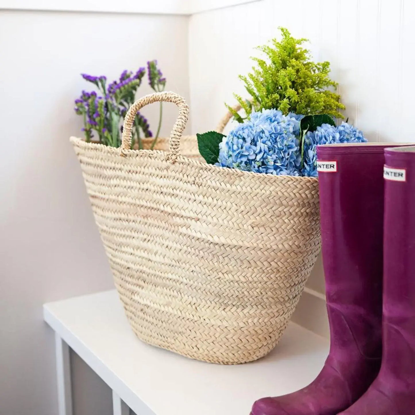 Woven Basket, Shopping Basket, French Baskets