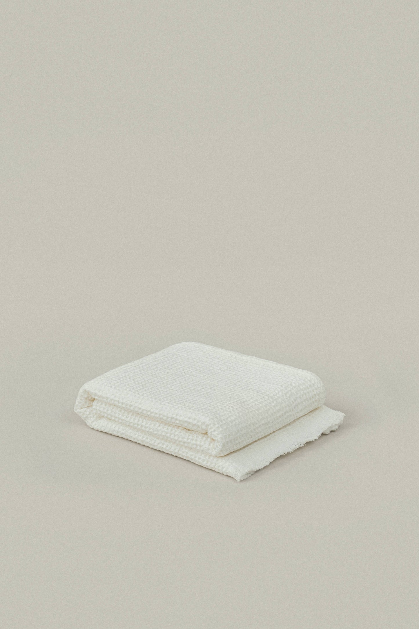 Soft White Everyday Waffle Towels