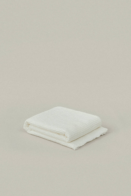 Soft White Everyday Waffle Towels