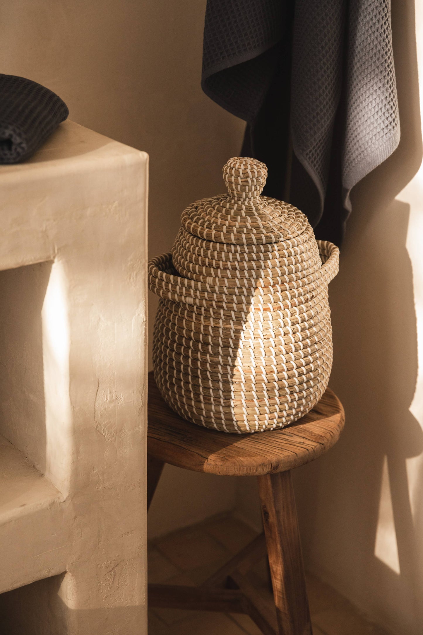 Set of 2 Medina Seagrass Basket