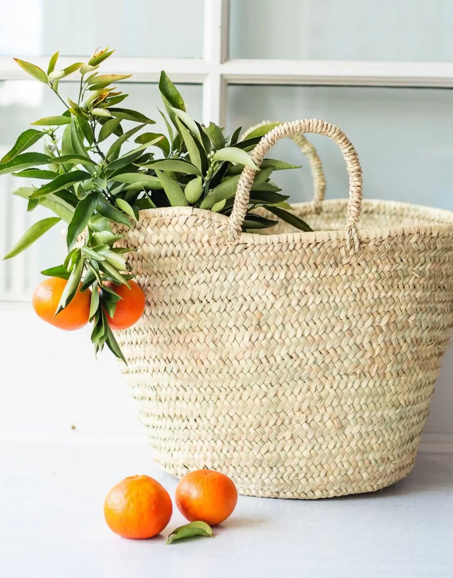 Woven Basket, Shopping Basket, French Baskets